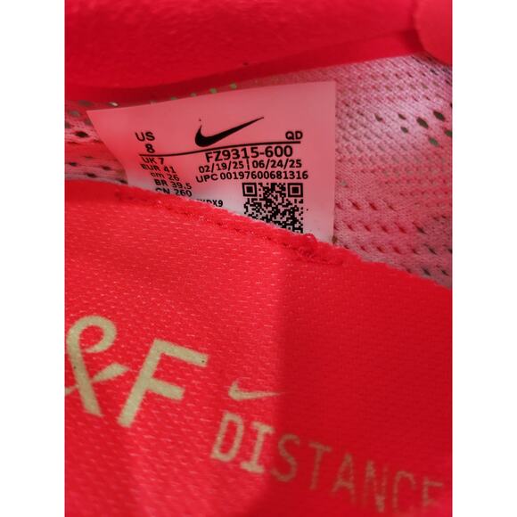 Men Size 8 Nike Track & Field Spikes Dragonfly 2 Elite Bright Crimson FZ9315-600 main image 4